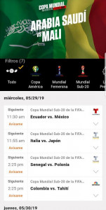 اسکرین شات برنامه Telemundo Deportes 2