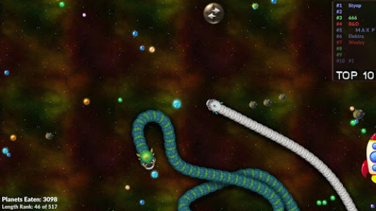 اسکرین شات بازی Space Worm Trail Online 7