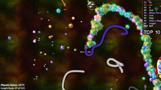 اسکرین شات بازی Space Worm Trail Online 5
