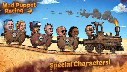 اسکرین شات بازی Mad Puppet Racing -Big Up Hill 3