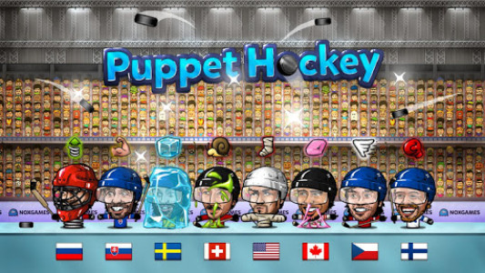 اسکرین شات بازی 🏒Puppet Ice Hockey: Pond Head 🏆 8