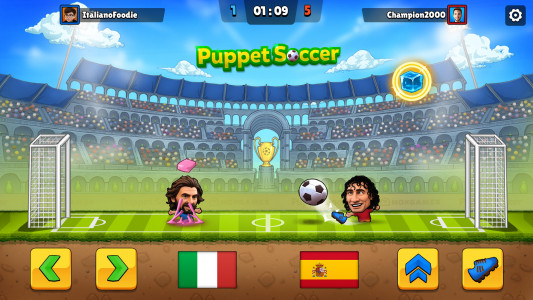 اسکرین شات بازی Puppet Soccer - Football 3