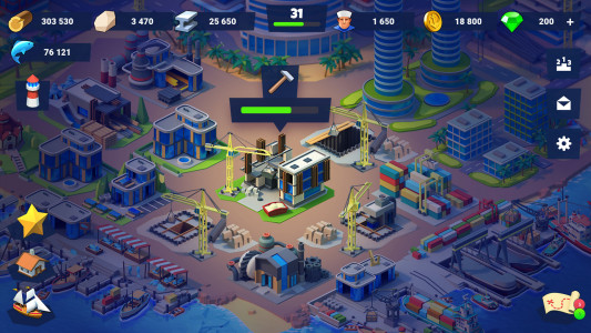 اسکرین شات 7 بازی Sea Port: Cargo Boat Tycoon