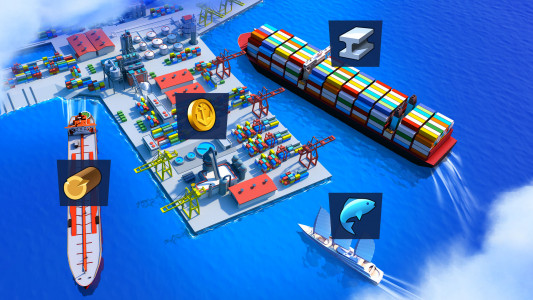 اسکرین شات بازی Sea Port: Cargo Boat Tycoon 5
