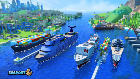 اسکرین شات 8 بازی Sea Port: Cargo Boat Tycoon