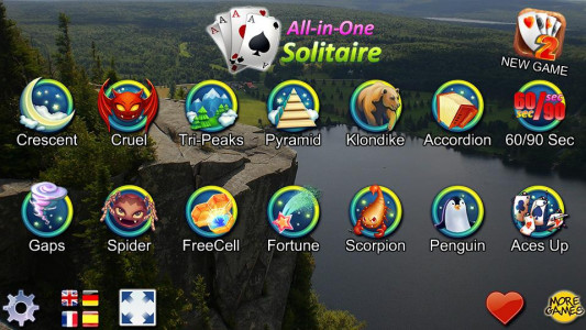 اسکرین شات بازی All-in-One Solitaire 1