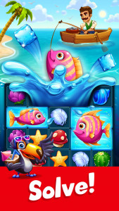 اسکرین شات 1 بازی Tropic Trouble Match 3 Builder