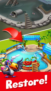 اسکرین شات 3 بازی Tropic Trouble Match 3 Builder