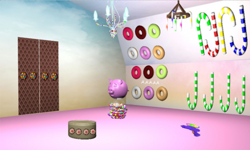 اسکرین شات بازی 3D Room Escape-Puzzle Candy House 5