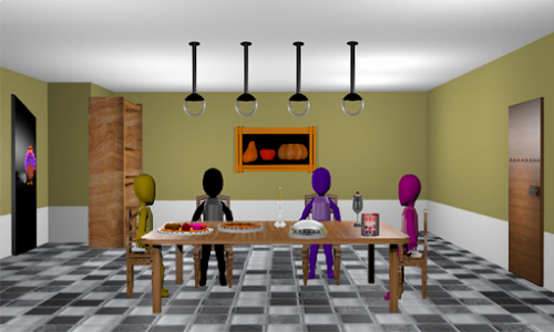 اسکرین شات بازی 3D Escape Games-Thanksgiving Room 7