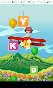 اسکرین شات 2 برنامه ABC Balloon Alphabet Kids
