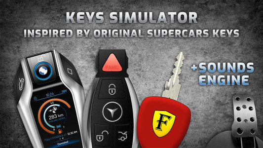 اسکرین شات 1 برنامه Keys simulator and cars sounds