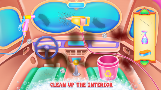 اسکرین شات 1 برنامه Animals Car Salon Cleaning