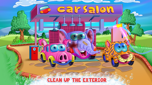 اسکرین شات 3 برنامه Animals Car Salon Cleaning