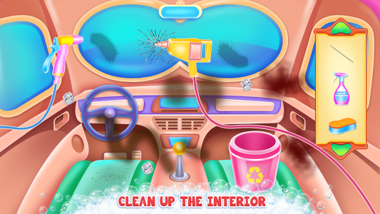 اسکرین شات 2 برنامه Animals Car Salon Cleaning