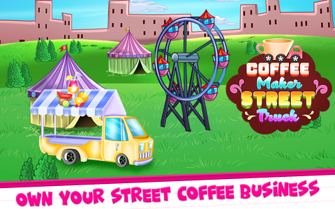 اسکرین شات برنامه Coffee Maker Street Truck 3