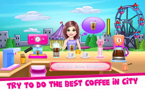 اسکرین شات برنامه Coffee Maker Street Truck 2