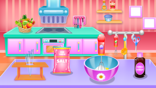 اسکرین شات 2 برنامه Colorful Cookies Cooking