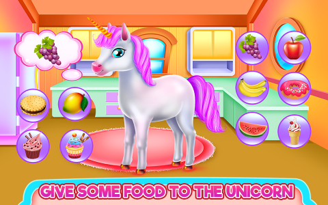 اسکرین شات برنامه Cute Unicorn Caring & Dressup 3