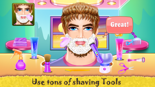 اسکرین شات 4 بازی Daddy Fashion Beard Salon