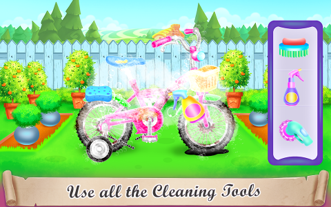 اسکرین شات برنامه Girl Bike Fix & Washing Salon 5