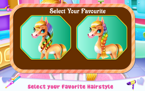 اسکرین شات برنامه Rainbow Pony Beauty Salon 7