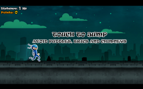 اسکرین شات برنامه Ninja Jump and Run 2