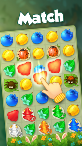 اسکرین شات بازی Bloomberry match-3 story. Merge fruits & decorate! 2