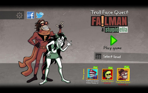اسکرین شات بازی Troll Face Quest: Stupidella and Failman 7