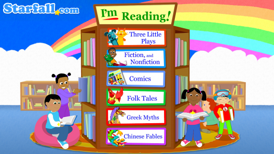 اسکرین شات برنامه Starfall I'm Reading 1