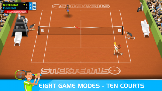 اسکرین شات بازی Stick Tennis 3