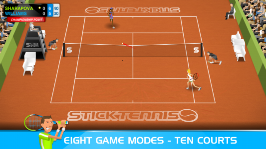 اسکرین شات بازی Stick Tennis 3