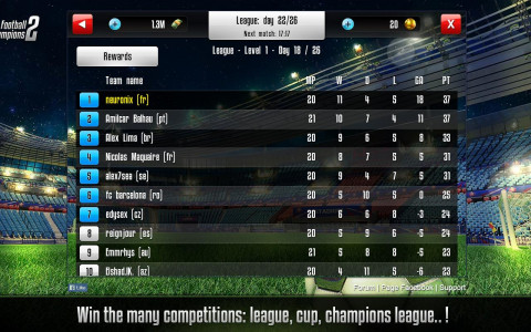 اسکرین شات بازی Football Champions 5