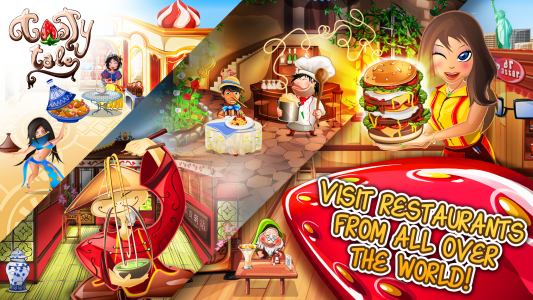 اسکرین شات بازی Tasty Tale:puzzle cooking game 1