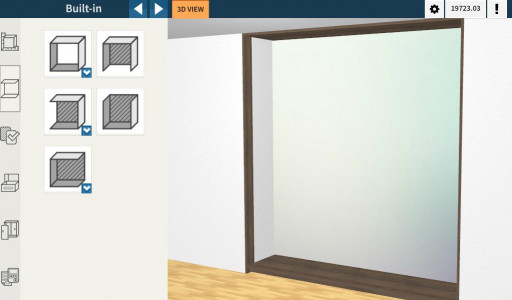 اسکرین شات برنامه Utile closet 3D designer 2
