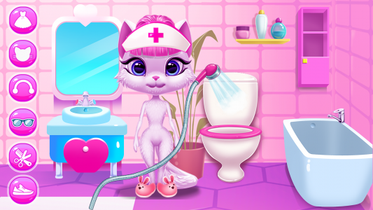 اسکرین شات 1 برنامه Kitty Kate Caring