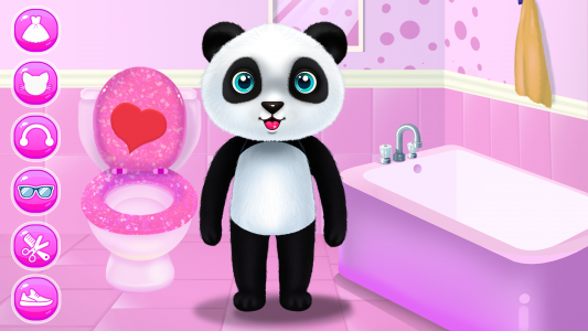 اسکرین شات برنامه Panda Care - The Virtual Pet 1