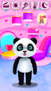 اسکرین شات برنامه Panda Care - The Virtual Pet 4