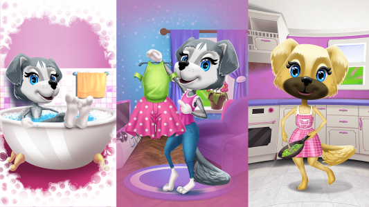 اسکرین شات 1 برنامه Lucy Dog Care and Play