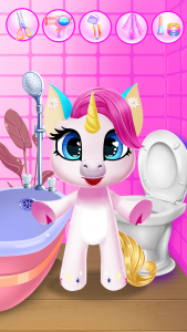 اسکرین شات برنامه My Little Unicorn: Virtual Pet 2
