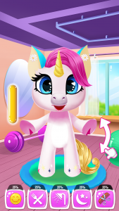 اسکرین شات برنامه My Little Unicorn: Virtual Pet 7