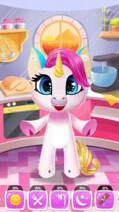 اسکرین شات برنامه My Little Unicorn: Virtual Pet 4