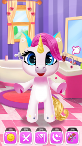 اسکرین شات برنامه My Little Unicorn: Virtual Pet 5
