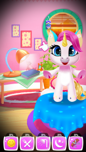 اسکرین شات برنامه My Little Unicorn: Virtual Pet 6