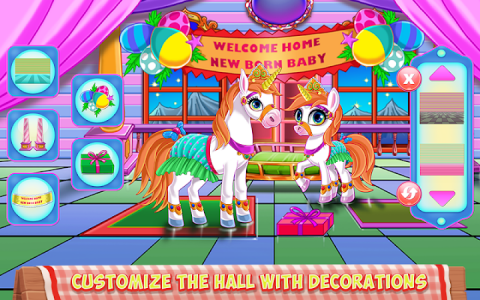 اسکرین شات بازی Cute Unicorn Welcome Party 8