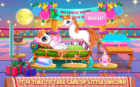 اسکرین شات بازی Cute Unicorn Welcome Party 7