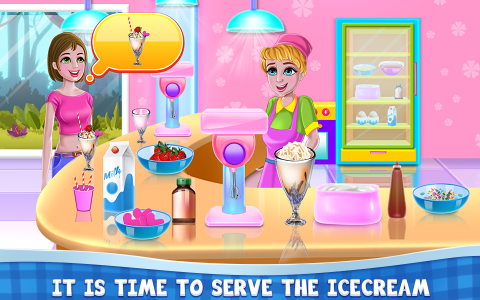 اسکرین شات برنامه Bakery Land Serve and Deco 1