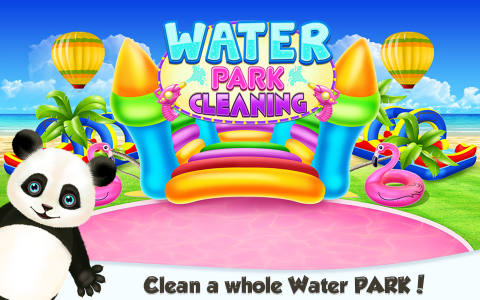 اسکرین شات 1 بازی Water Park Cleaning