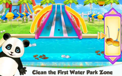 اسکرین شات 3 بازی Water Park Cleaning