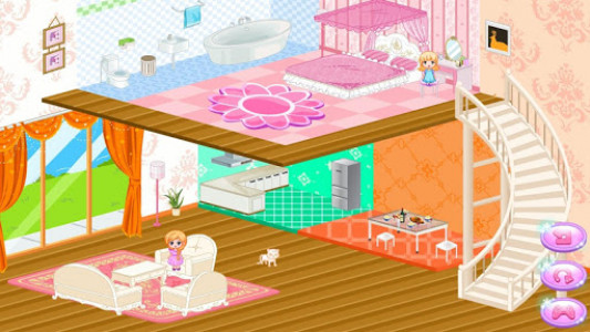 اسکرین شات بازی Princess New Doll House Design 3